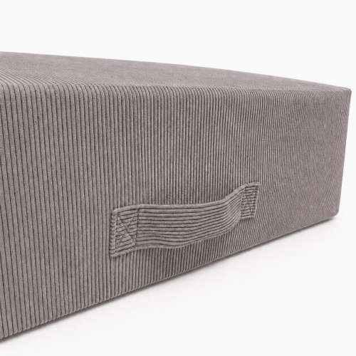 MeowBaby Slimcord Foam Trampoline 80x80cm in Taupe