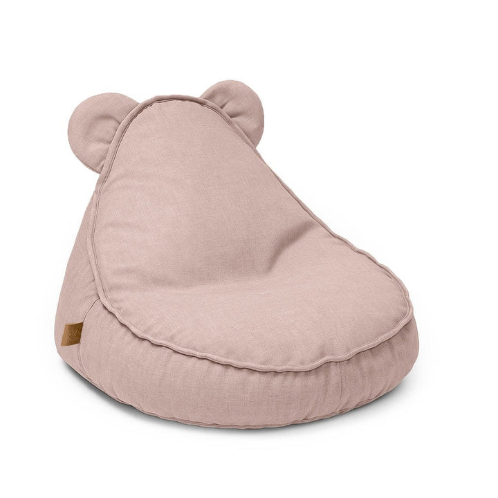 MeowBaby Outzy Teddy Sako Bag in Rosy Dune Pink — MeowBaby bean bag chair for kids