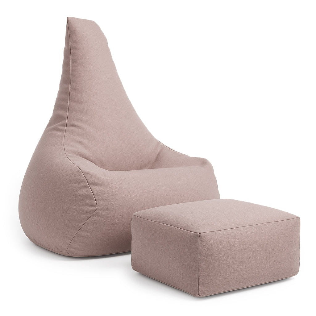 MeowBaby Outzy Tearor Sako Bag in Rosy Dune Pink — MeowBaby bean bag for children