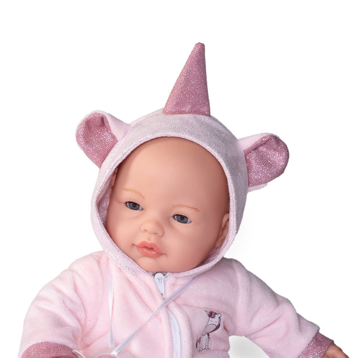 Antonio Juan Bimba Unicorn Crying Baby Doll, 37cm, supplier gallery view 1