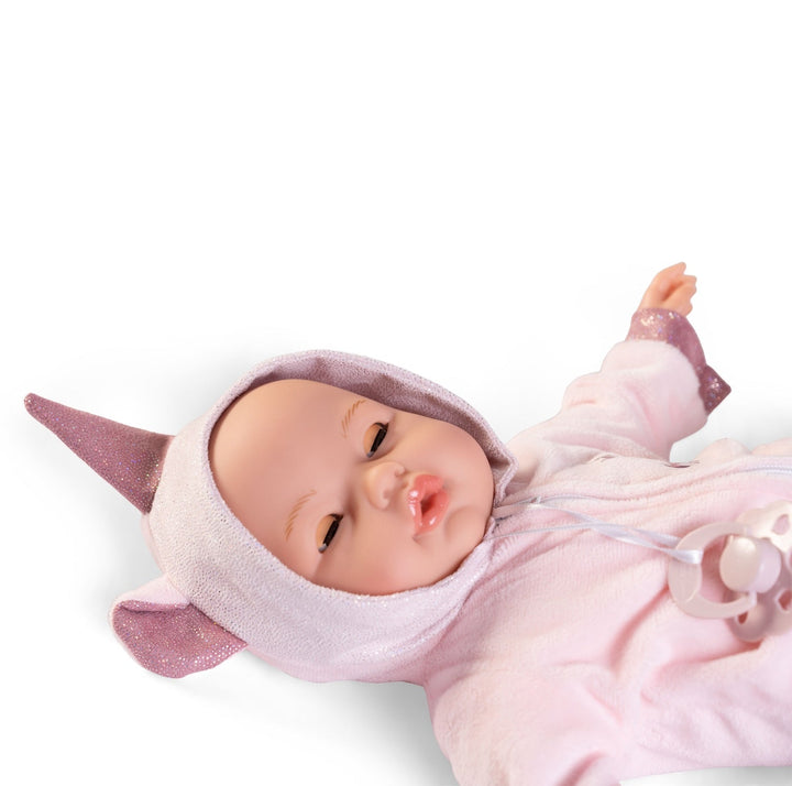 Antonio Juan Bimba Unicorn Crying Baby Doll, 37cm, supplier gallery view 3