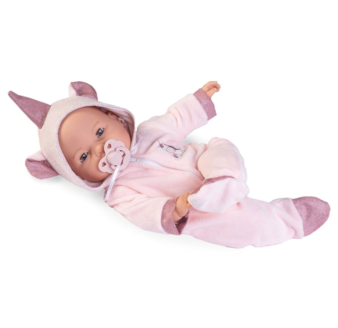 Antonio Juan Bimba Unicorn Crying Baby Doll, 37cm, supplier gallery view 2