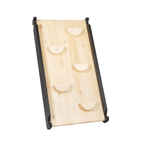 MeowBaby Slide &amp; Climbing Wall Add-On, attached to a MeowBaby ladder