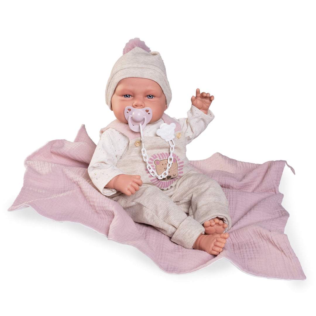 Antonio Juan Babydoo Poseable Doll with Blanket, 50cm, supplier gallery view 5