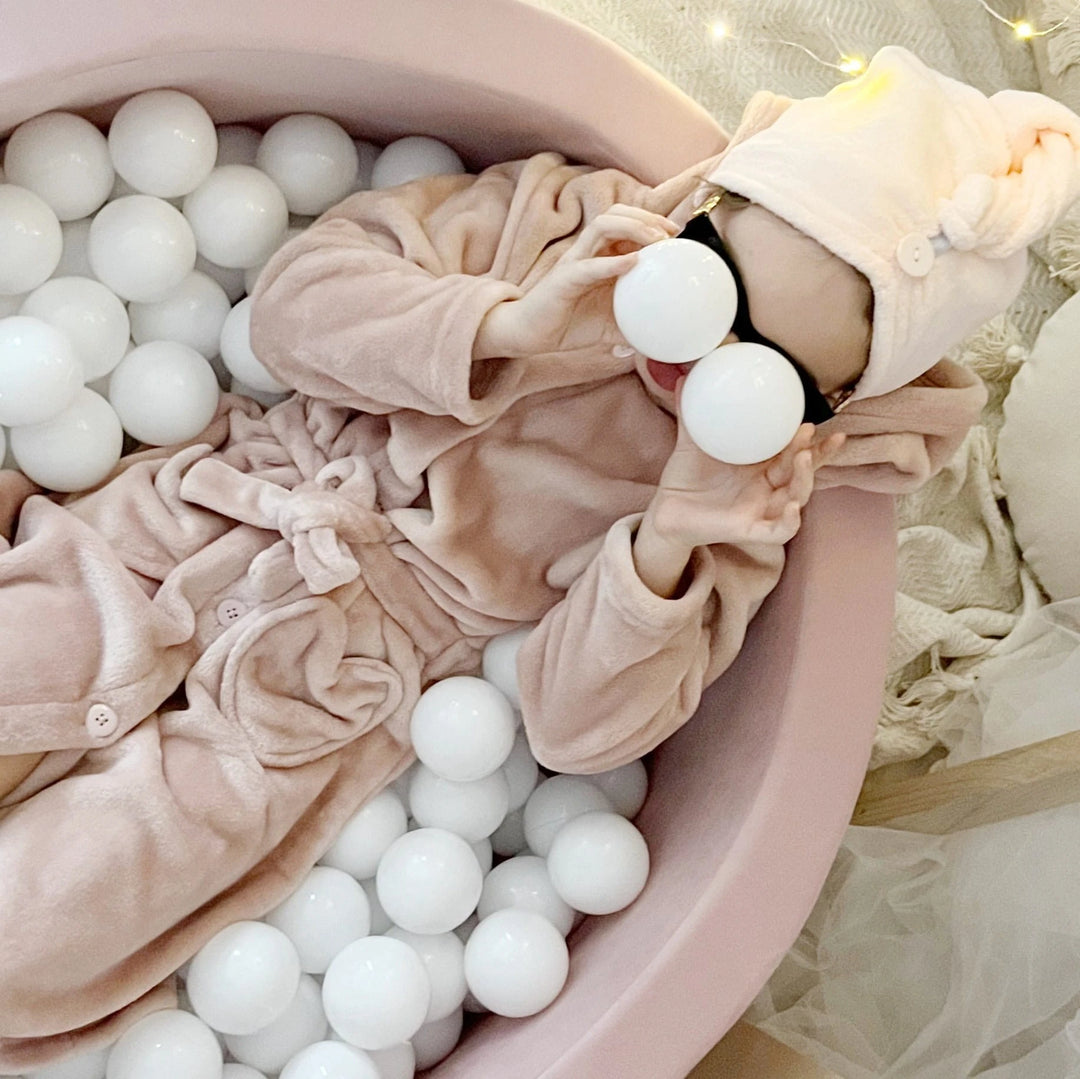 Monio for Kids Powder Pink Cotton Round Ball Pit