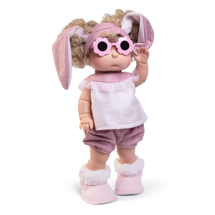 Antonio Juan Iris Glitter Bunny Fashion Doll, 38cm, product photo on white background
