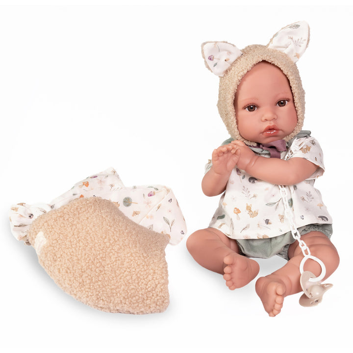 Antonio Juan Newborn Erik Doll with Baby Carrier, 42cm, supplier gallery view 3