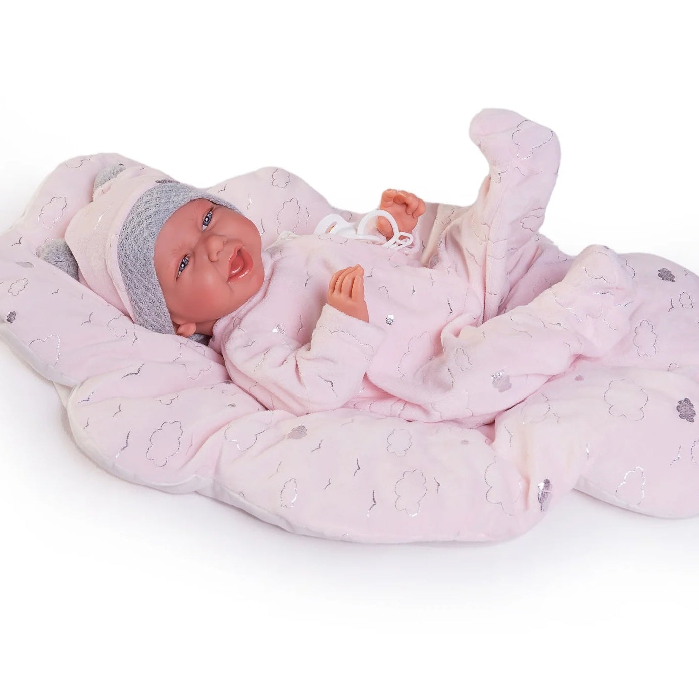 Antonio Juan Carla Doll with Cloud Cushion, Soft Body, 42cm, product photo on white background