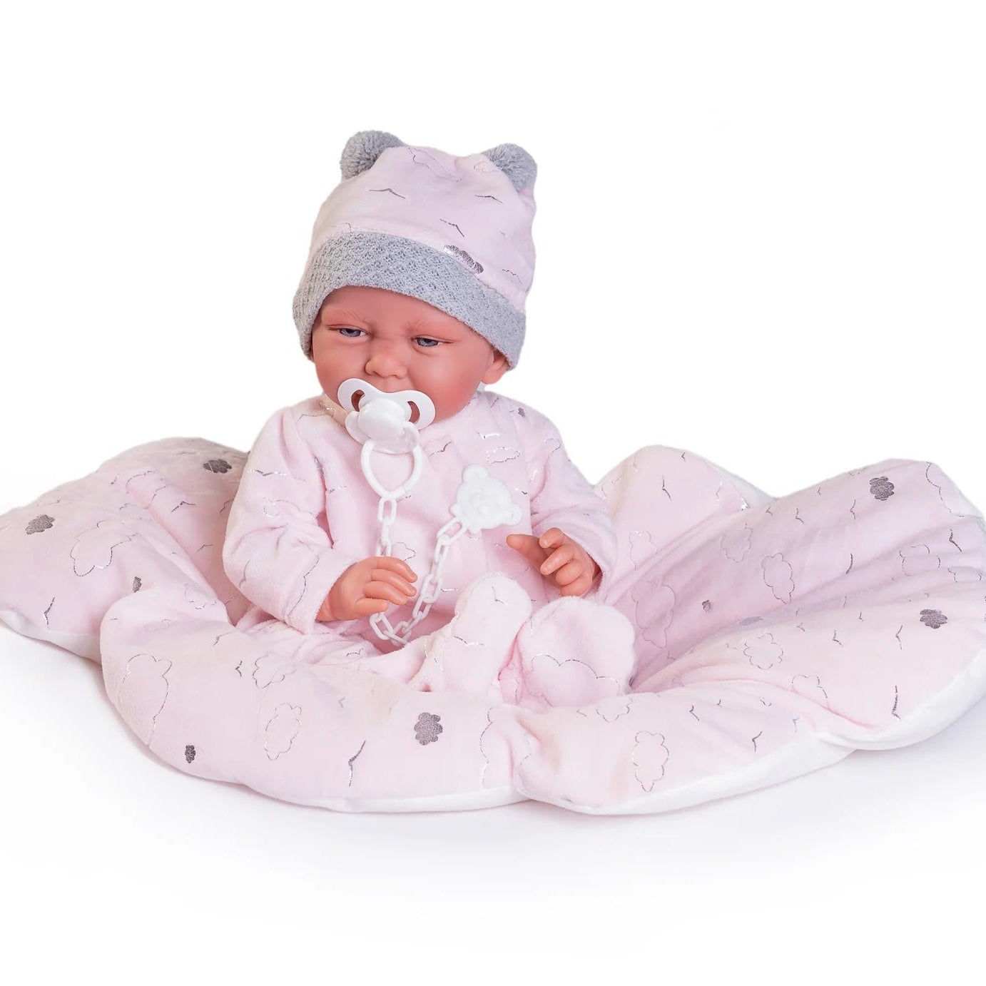 Antonio Juan Carla Doll with Cloud Cushion, Soft Body, 42cm, supplier gallery view 1