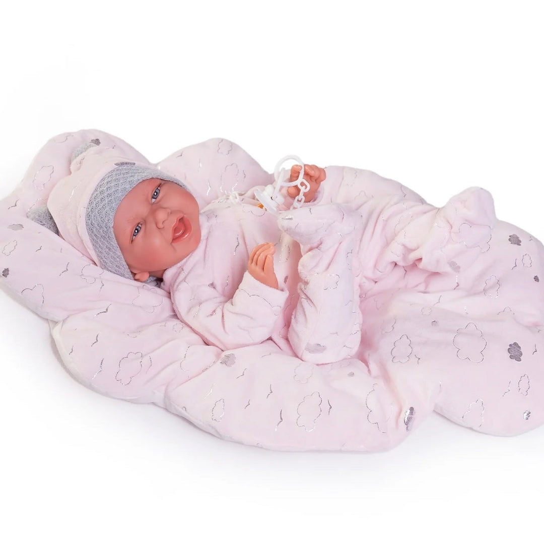 Antonio Juan Carla Doll with Cloud Cushion, Soft Body, 42cm, supplier gallery view 2