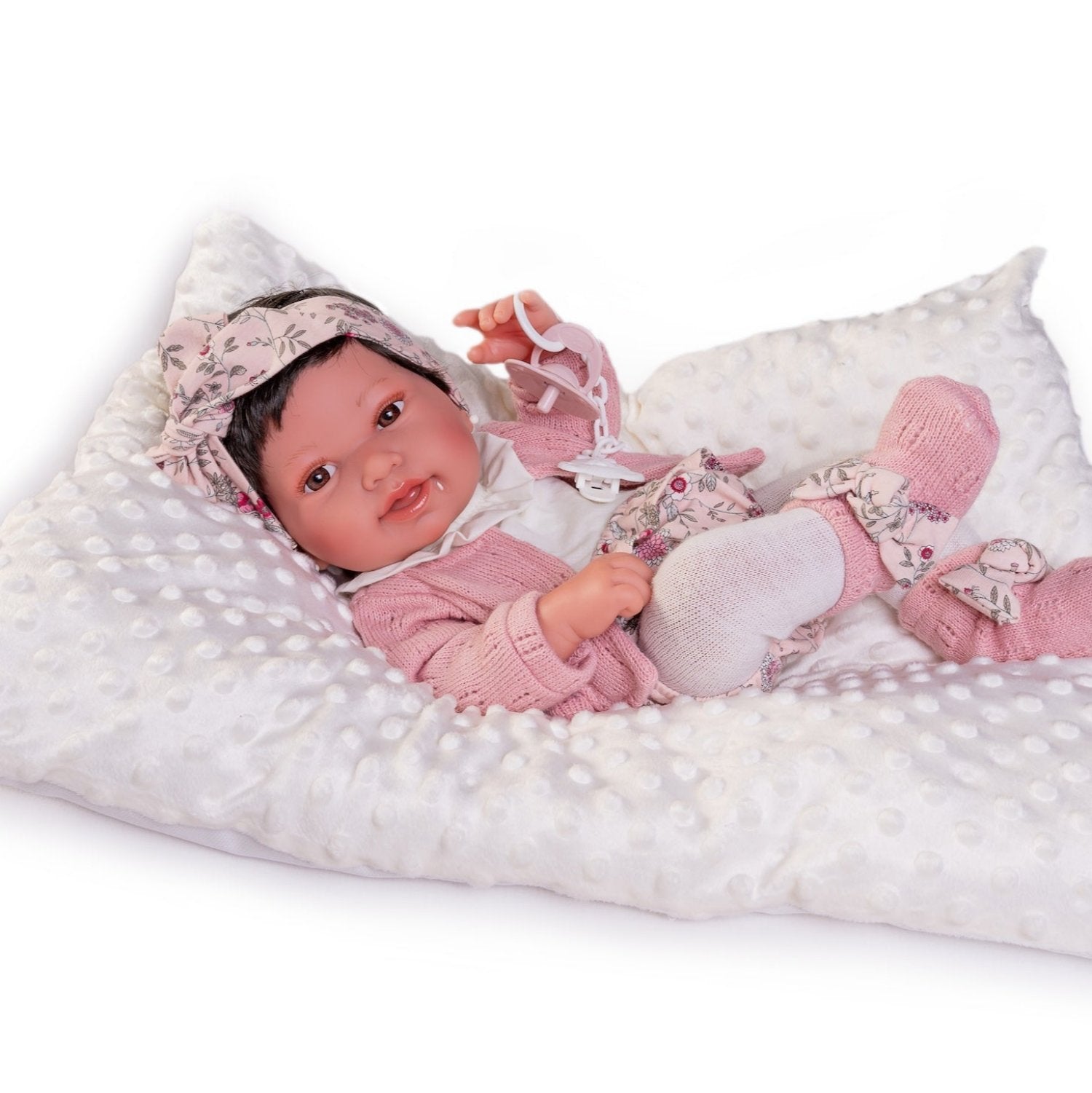 Antonio Juan Newborn Pipa Doll, Soft Body, 42cm, product photo on white background