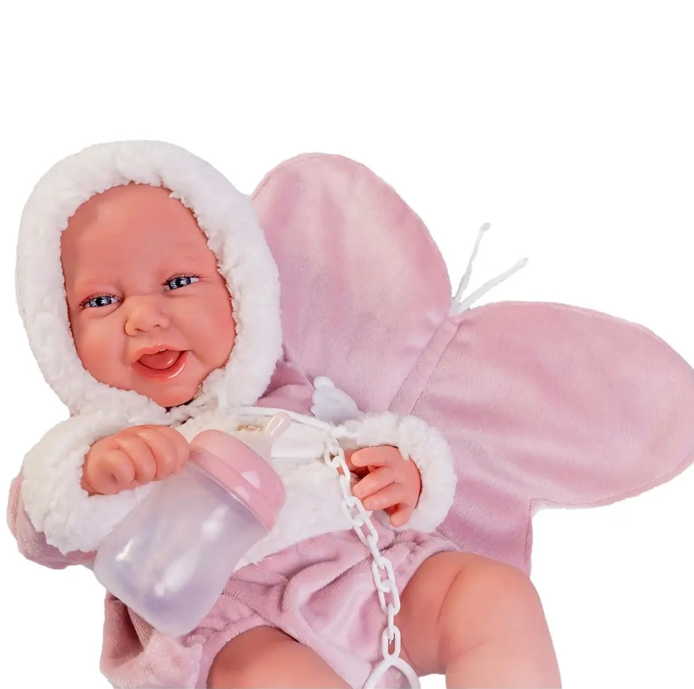 Antonio Juan Newborn Carla Doll with Feeding Bottle, 42cm, supplier gallery view 1