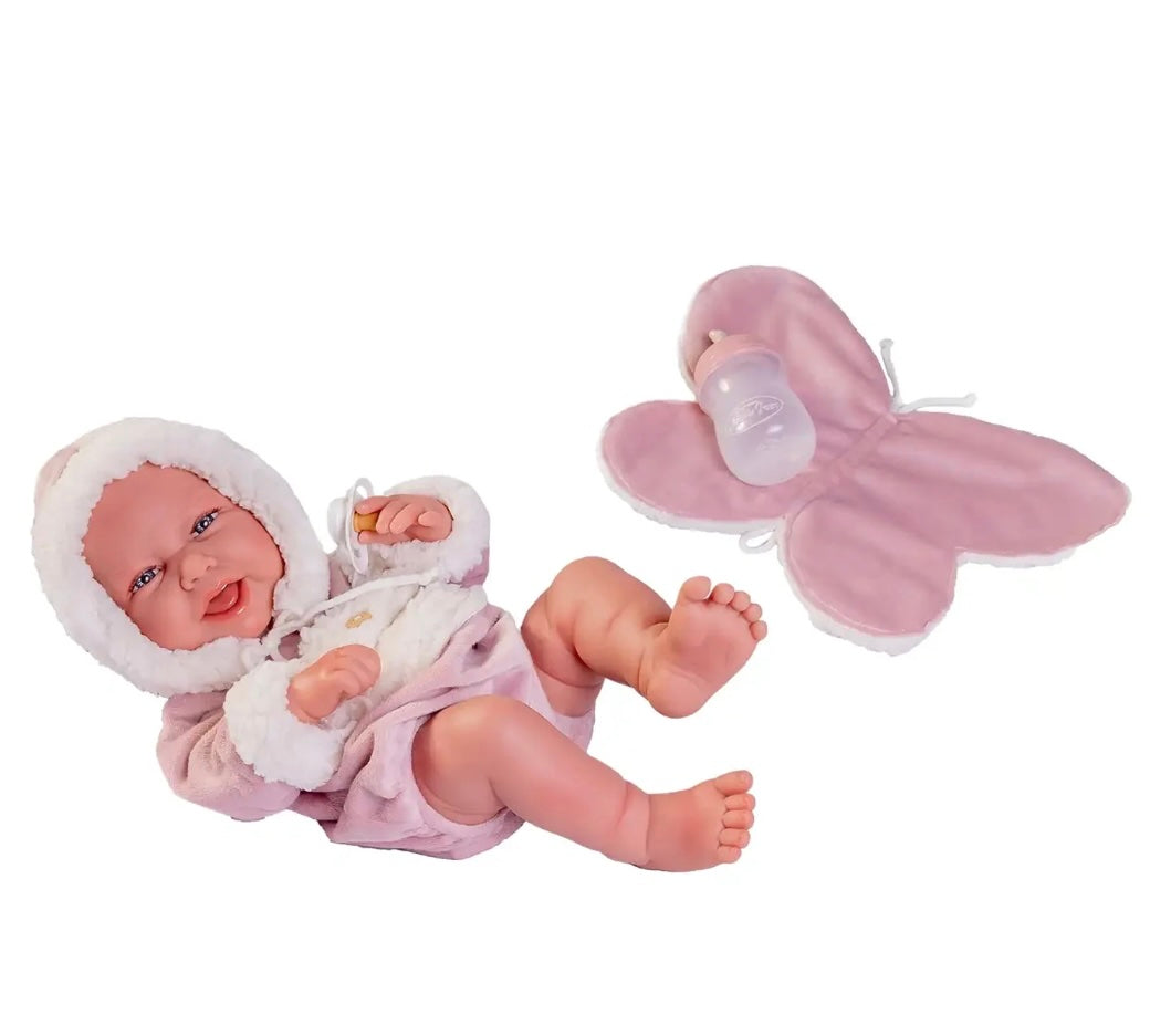 Antonio Juan Newborn Carla Doll with Feeding Bottle, 42cm, supplier gallery view 2