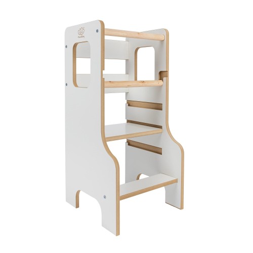 MeowBaby MDF Learning Tower Natural