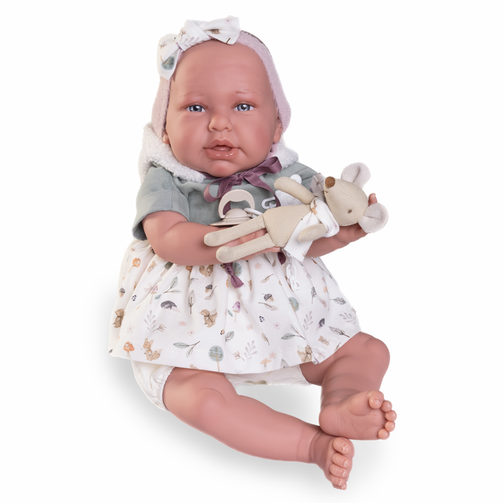 Antonio Juan Reborn Daniela Doll with Plush Toy, 52cm, supplier gallery view 1