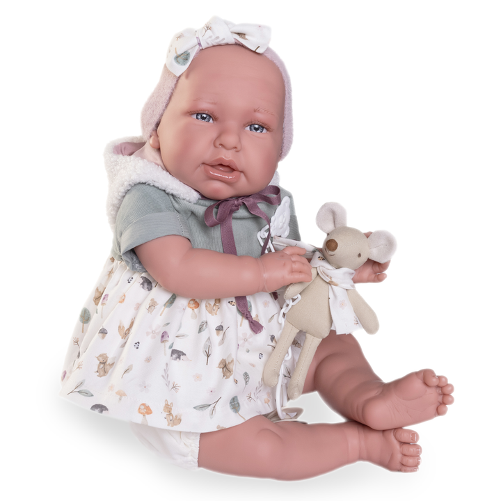 Antonio Juan Reborn Daniela Doll with Plush Toy, 52cm, supplier gallery view 2