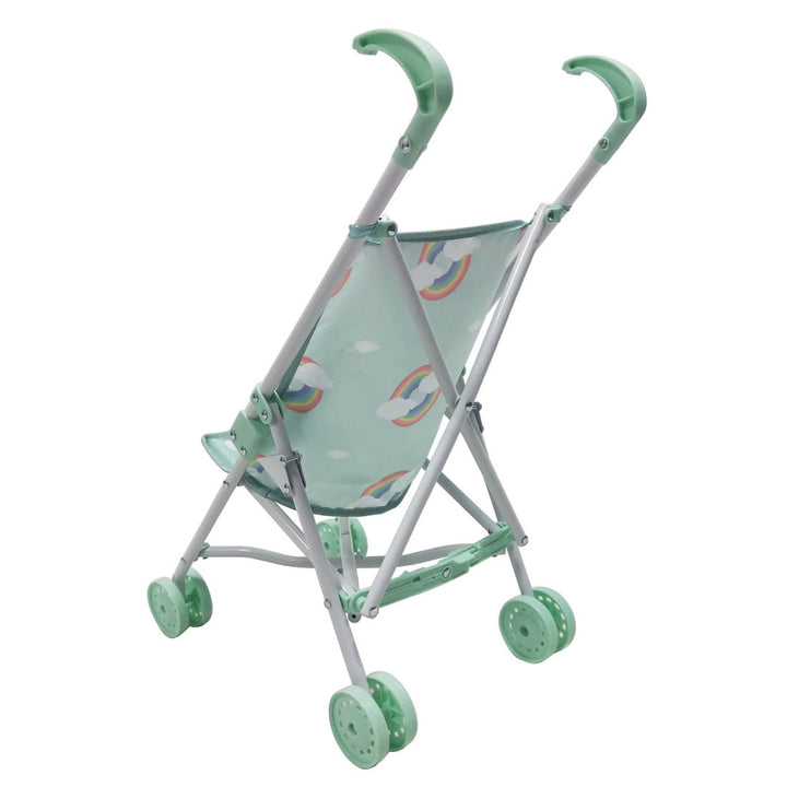Roma Rupert Umbrella Buggy in Mint, folded umbrella-fold frame