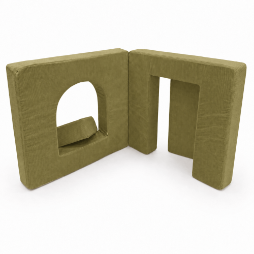 MeowBaby Slimcord Play Arch Pocket set in Lime