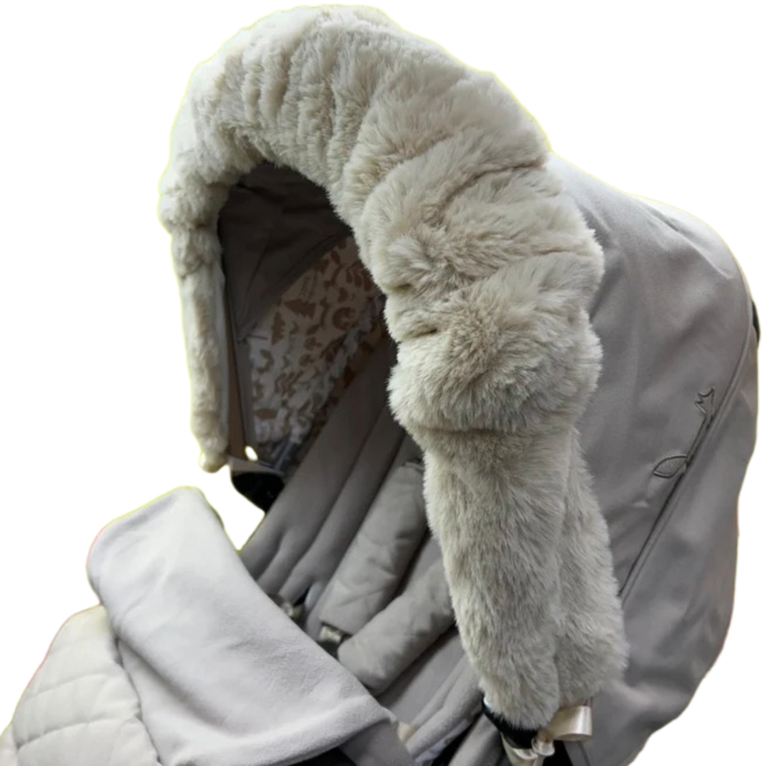 Roma Pram Hood Fur - Feather, supplier gallery view 1