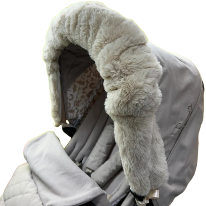 Roma Pram Hood Fur - Feather, supplier gallery view 1