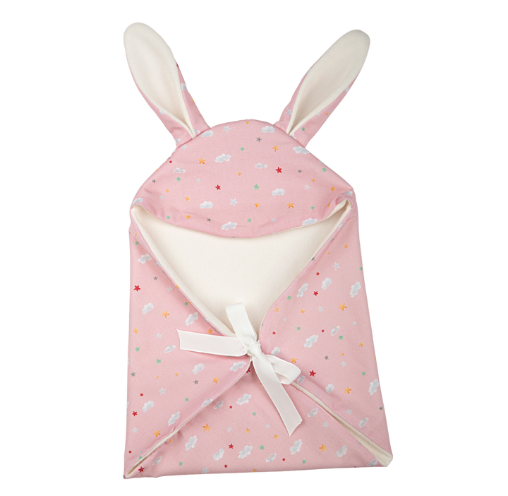 Arias Elegance Bunny Doll with Blanket and Dummy, Pink, 30cm, supplier gallery view 3