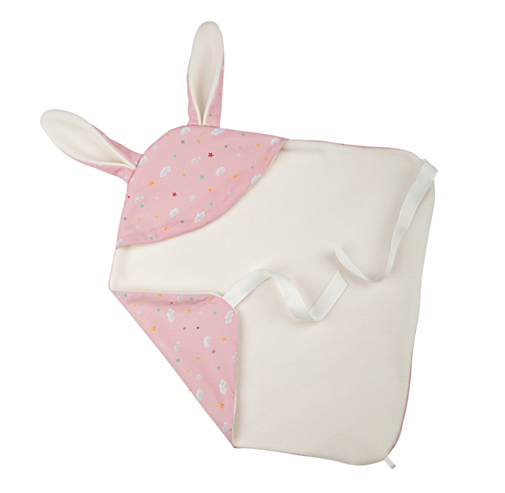 Arias Elegance Bunny Doll with Blanket and Dummy, Pink, 30cm, supplier gallery view 4