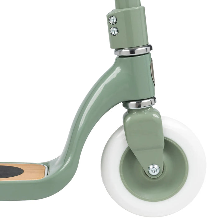 Banwood scooter handlebar joint and adjustment mechanism detail