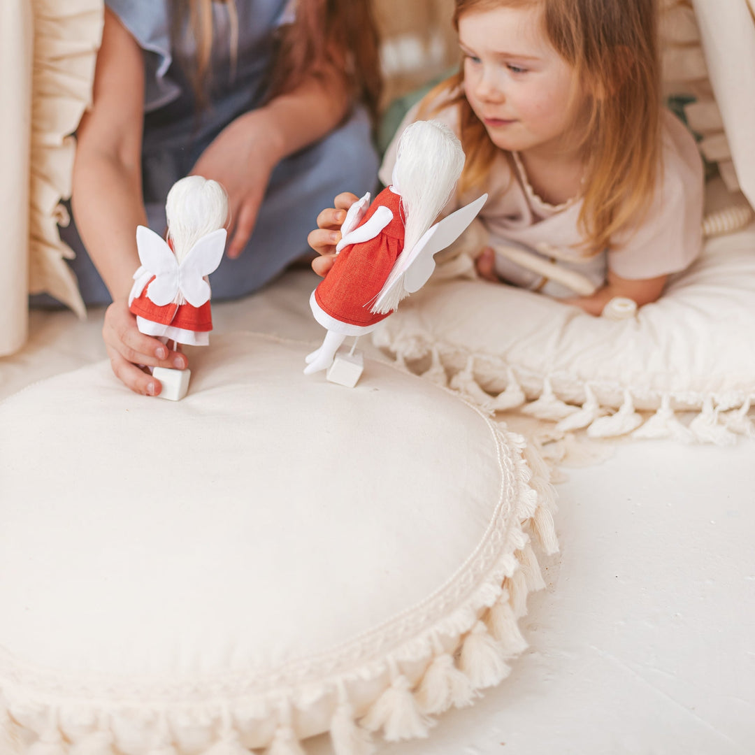 MINICAMP Round Tassel Cushion, product photograph