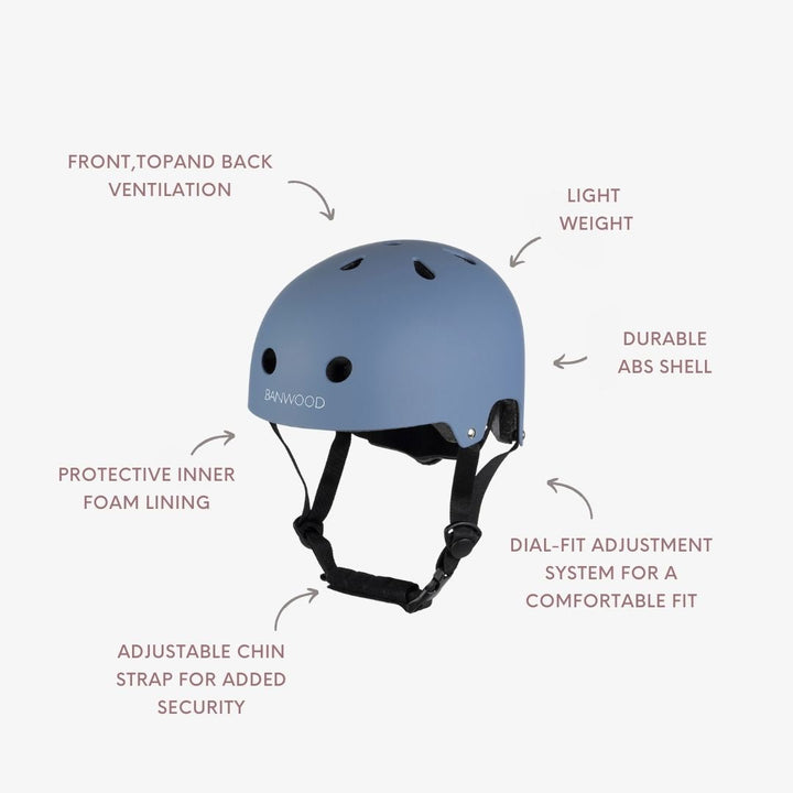 Banwood Classic Helmet - Matte Blue