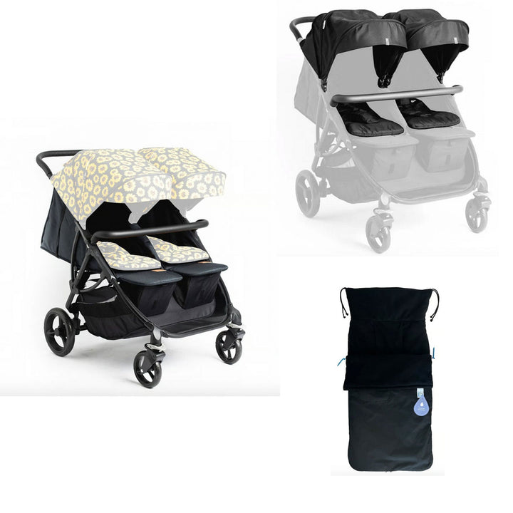Roma Gemini 2 Jet Black bundle, full product shot