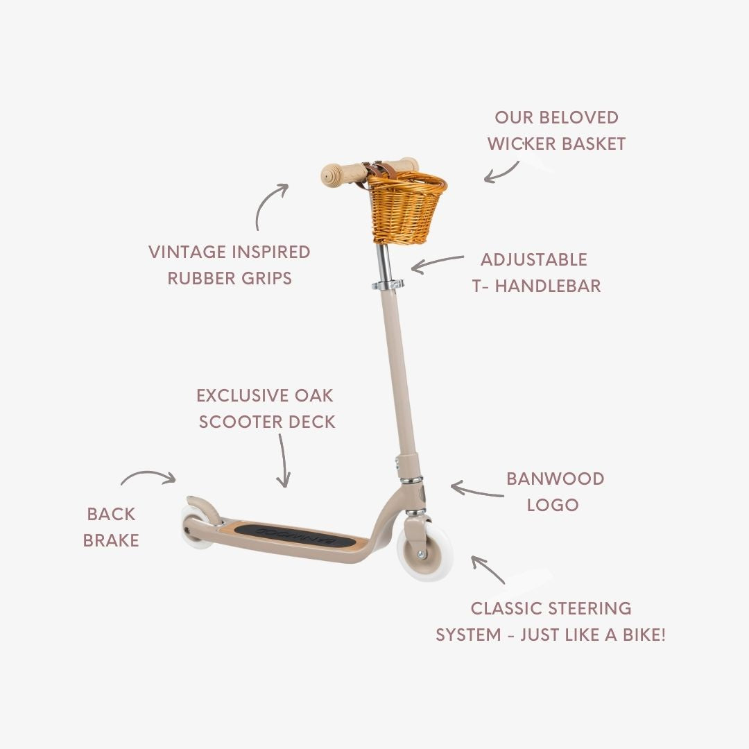Banwood Maxi Scooter Vintage - Beige
