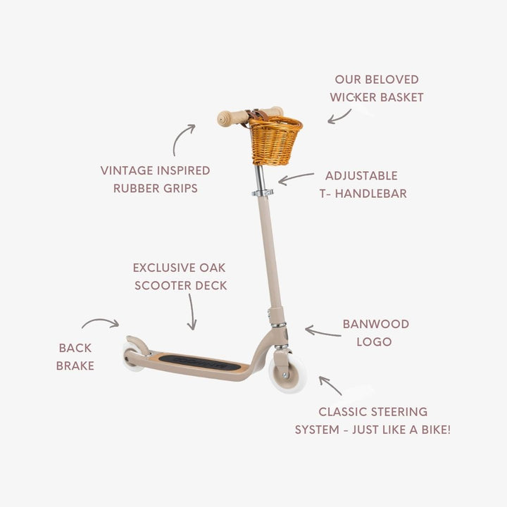Banwood Maxi Scooter Vintage - Beige