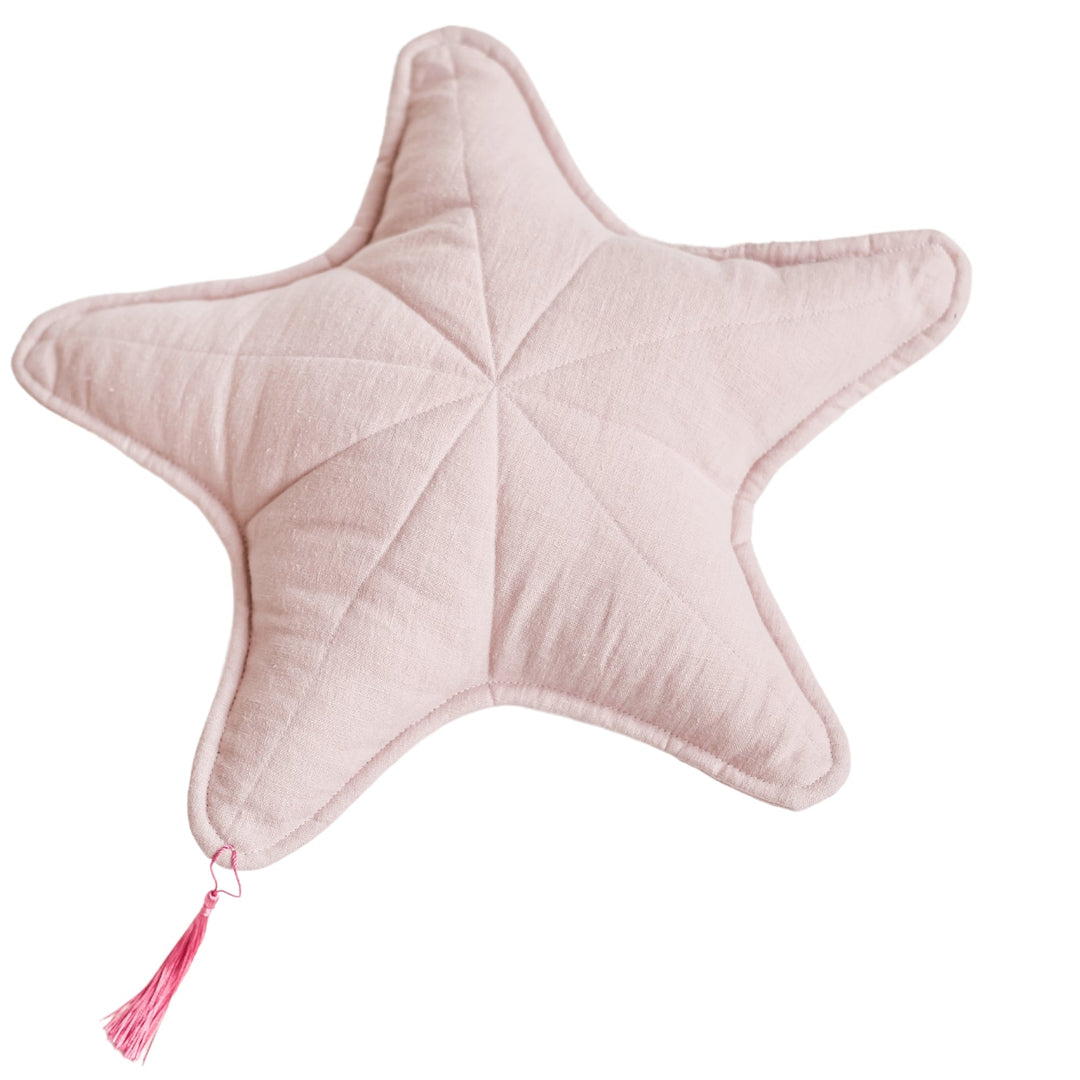 MINICAMP Rose Linen Sea Star Cushion