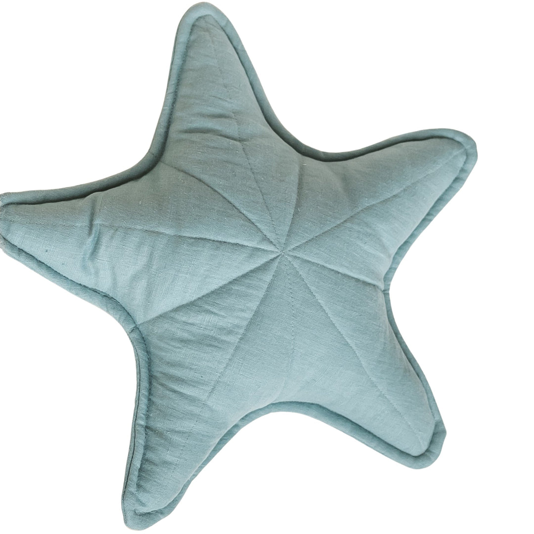 MINICAMP Mint Linen Sea Star Cushion
