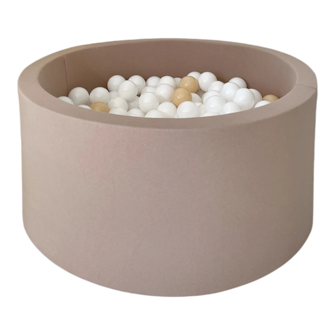 Monio for Kids Beige Cotton Round Ball Pit