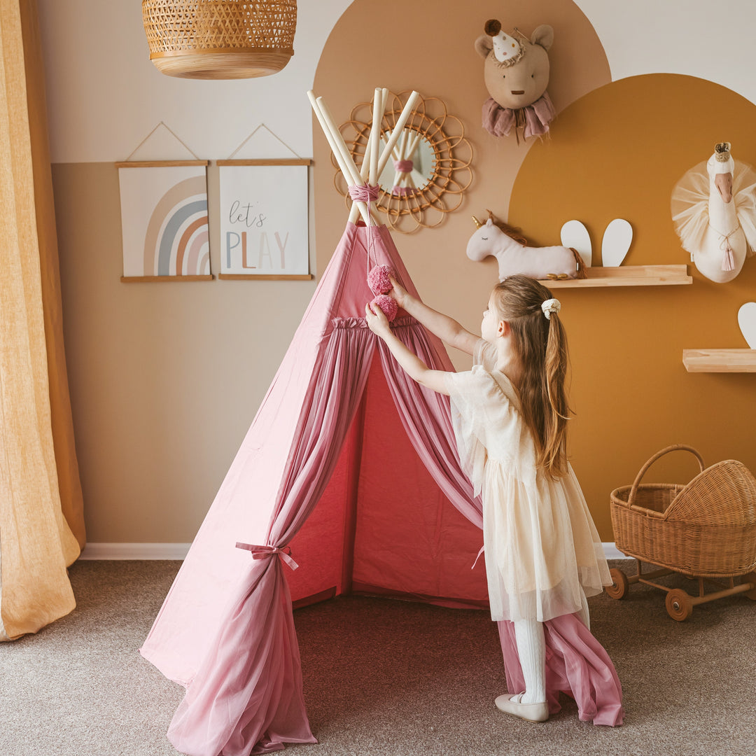 MINICAMP Fairy Play Teepee in Rose