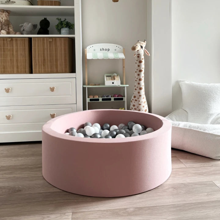 Monio for Kids Powder Pink Cotton Round Ball Pit