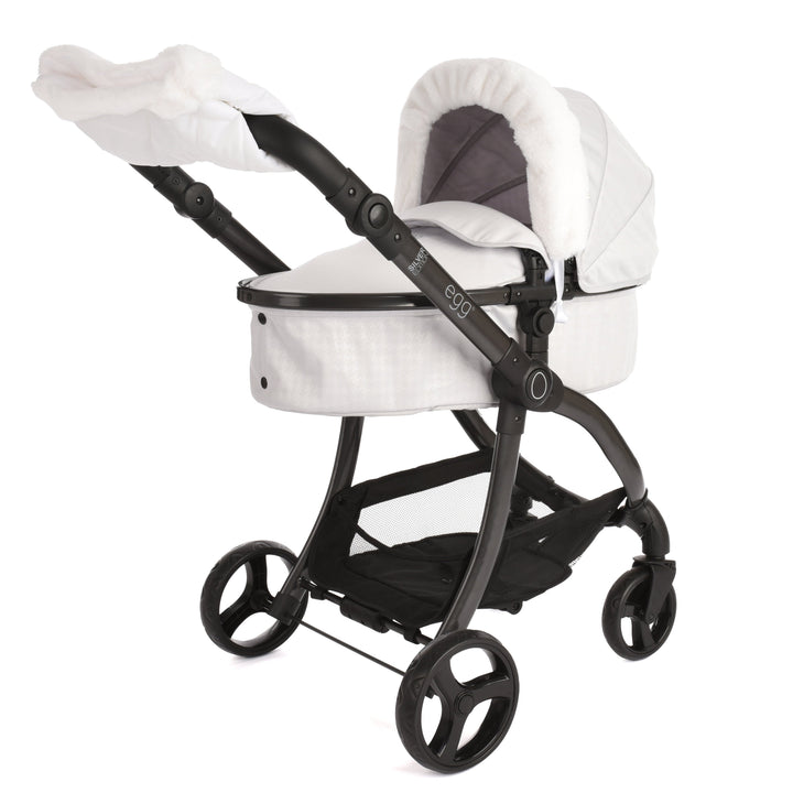 Egg® Dolls Pram Fur Accessory Pack White, supplier gallery view 2