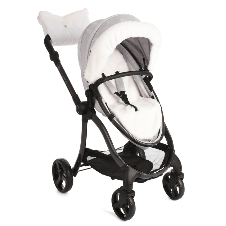 Egg® Dolls Pram Fur Accessory Pack White, supplier gallery view 3