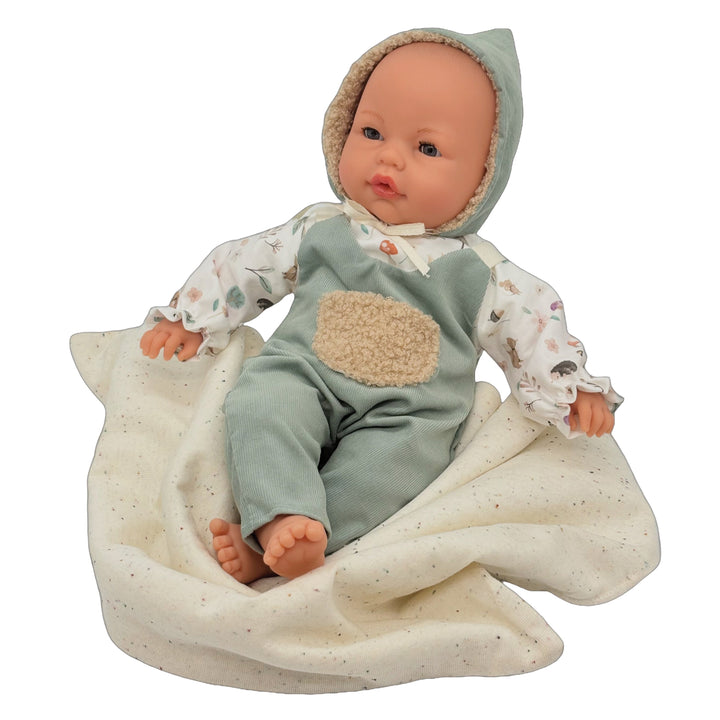 Roma Fern Doll close up showing hand-painted face and moving eyes