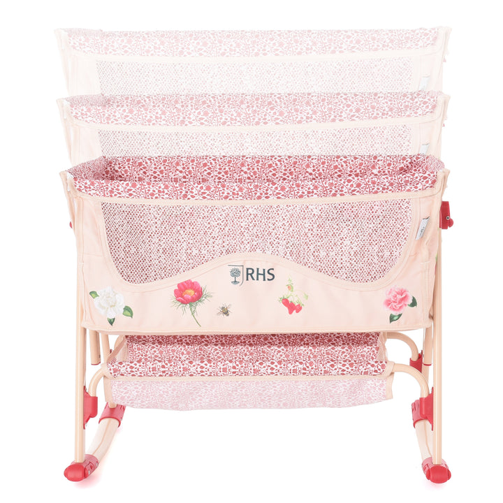 Roma RHS Bedside Crib - Flora - detail photo