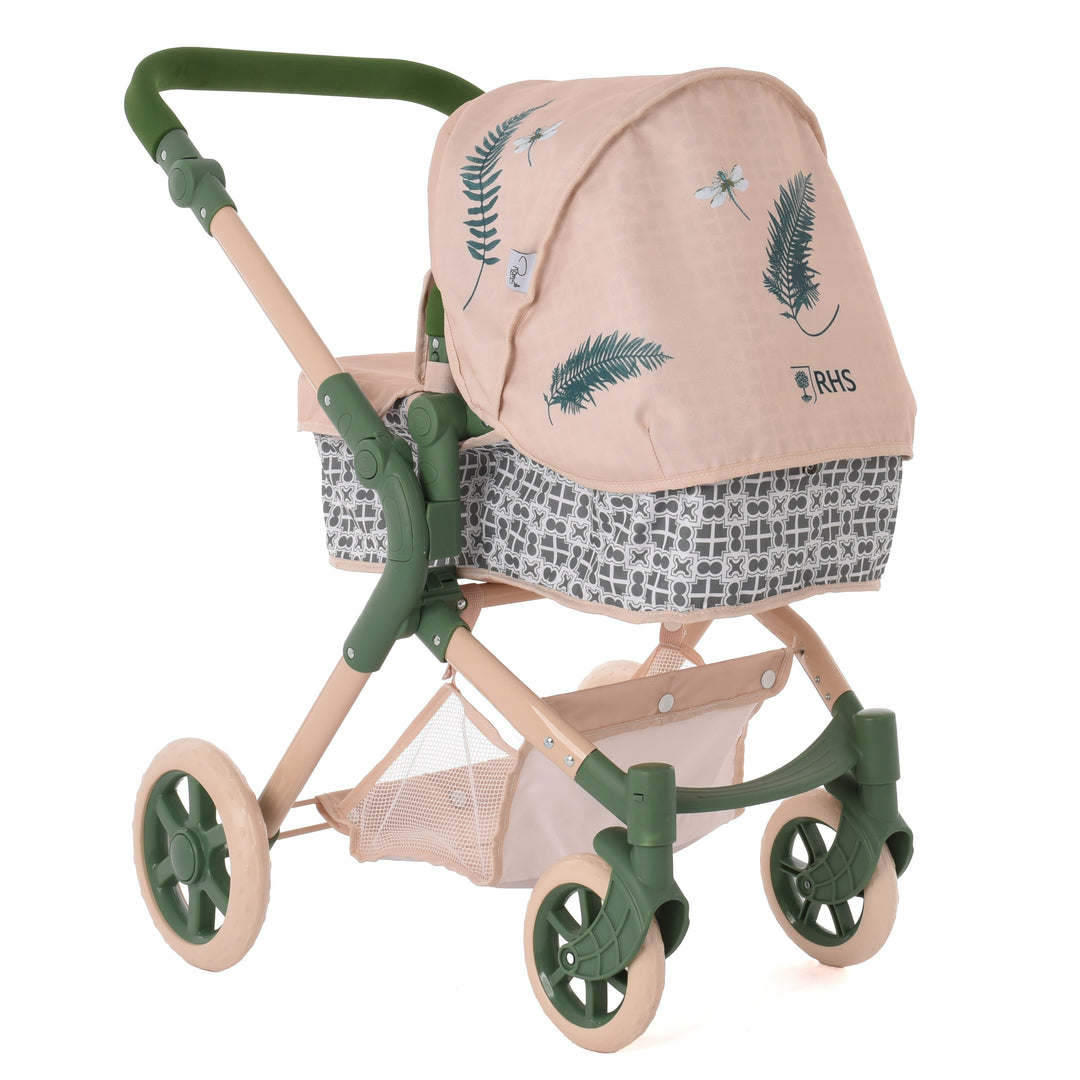 Roma RHS Single Dolls Pram - Fern - detail photo