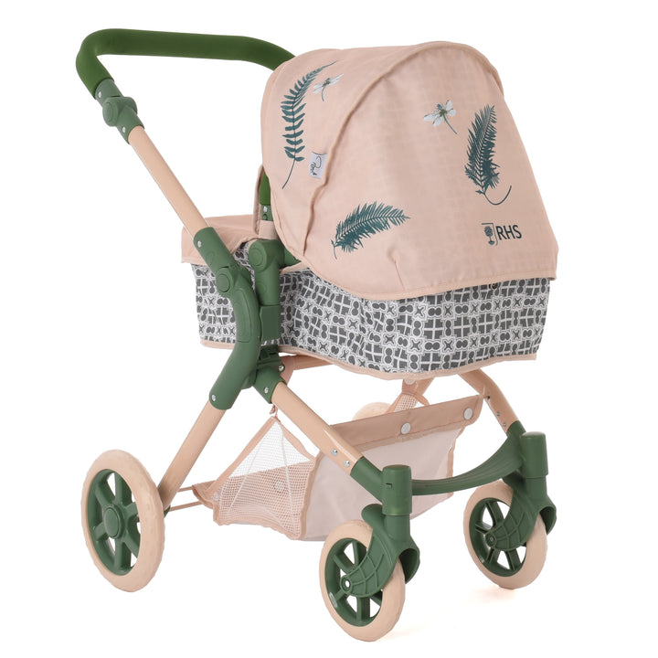 Roma RHS Single Dolls Pram - Fern - detail photo