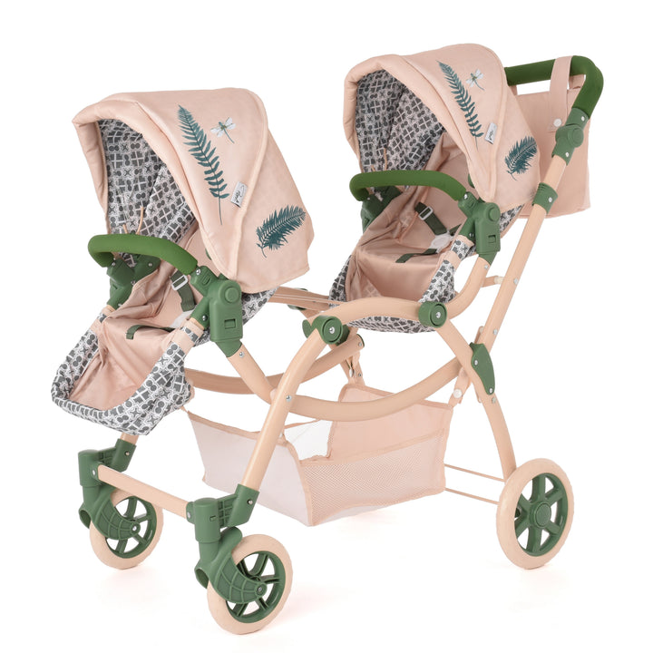 Roma RHS Twin Dolls Pram - Fern - detail photo