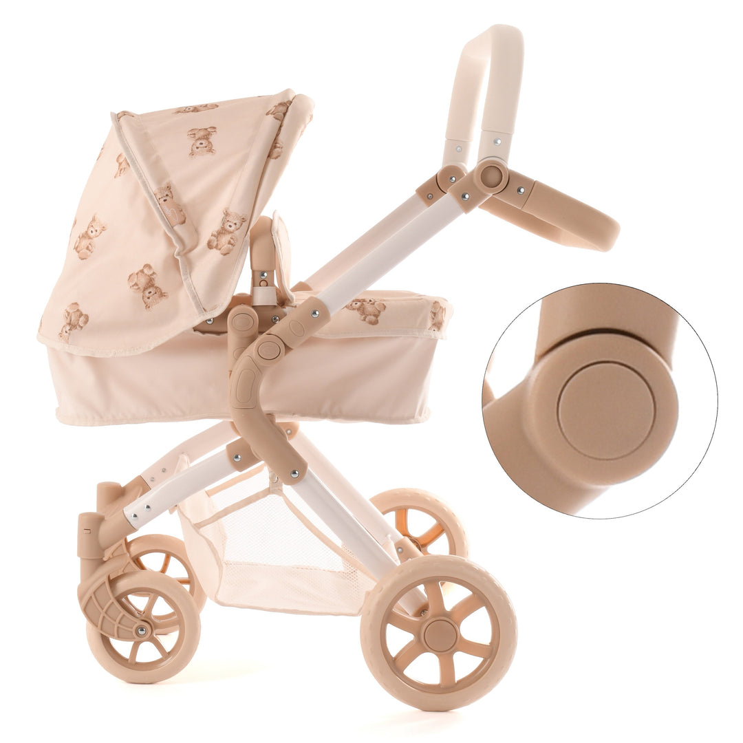 Roma Teddy Single Dolls Pram - main product view