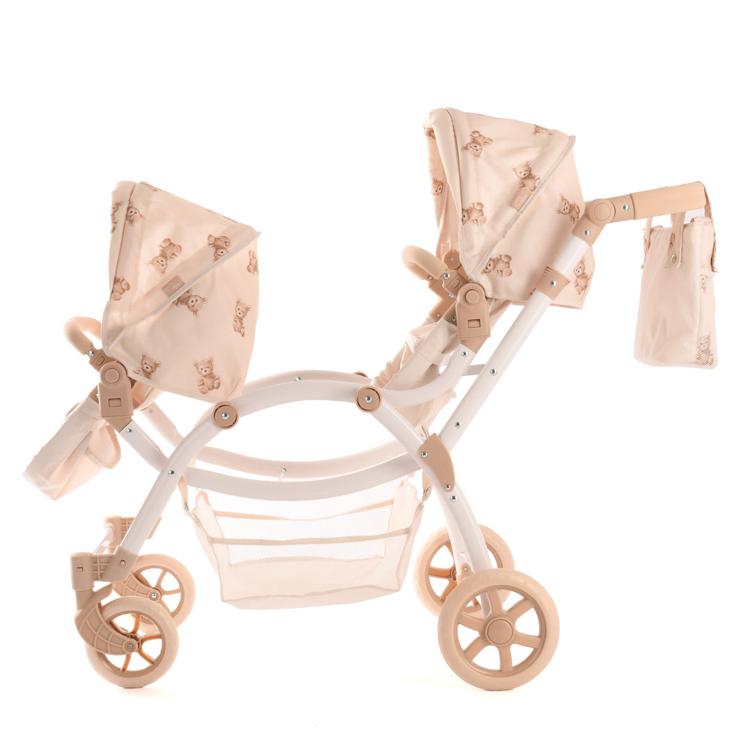 Roma Teddy Twin Dolls Pram - detail view 4