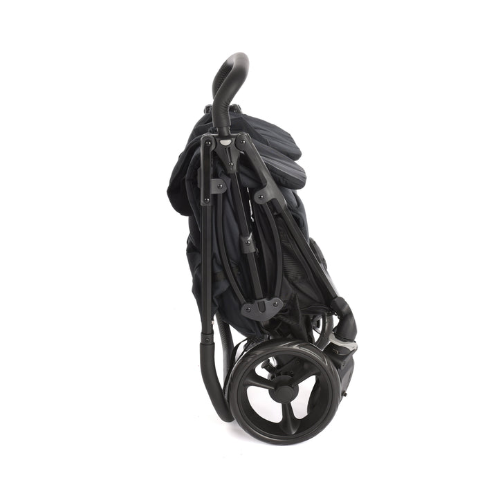 Roma Gemini 2 double pushchair, folded compact for storage