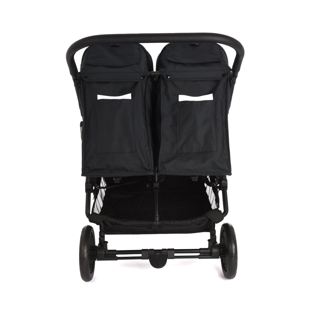 Roma Gemini 2 double pushchair in Jet Black, seat liner detail