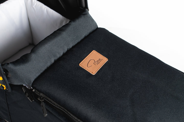 Roma Gemini 2 Carry Cot in Dalmatian, interior mattress view