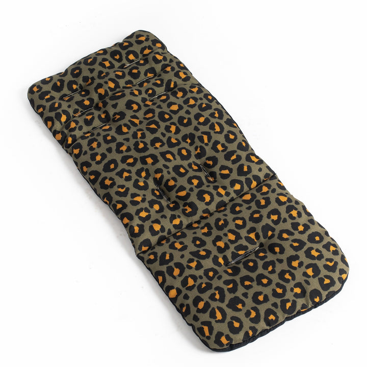 Roma Gemini 2 Colour Pack in Khaki Leopard, liner texture close-up